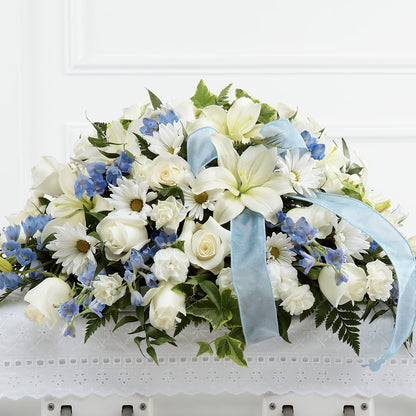 Tender Treasure Casket Spray –  Sunset Ridge Floral Llc, Morganton NC
