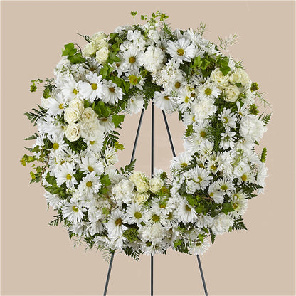 Faithful Wishes Wreath –  Sunset Ridge Floral Llc, Morganton NC