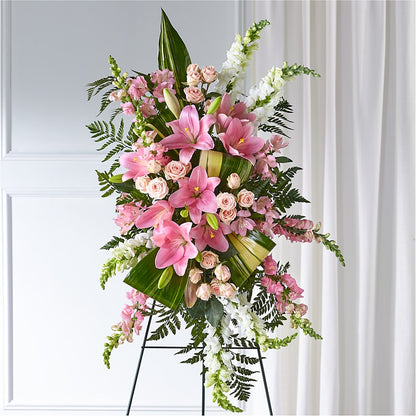 Elegant Embrace Standing Spray –  Sunset Ridge Floral Llc, Morganton NC