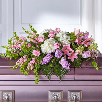 Life's Gratitude Casket Spray –  Sunset Ridge Floral Llc, Morganton NC