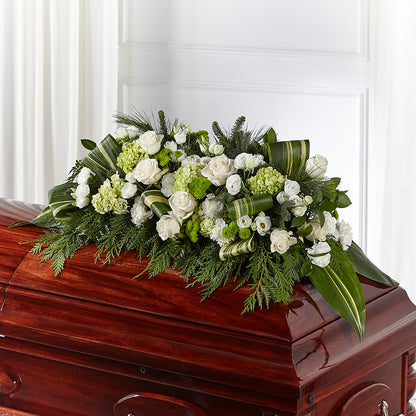 Hopeful Gesture Casket Spray –  Sunset Ridge Floral Llc, Morganton NC