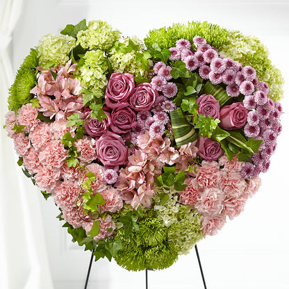 Heartwarming Standing Heart –  Sunset Ridge Floral Llc, Morganton NC