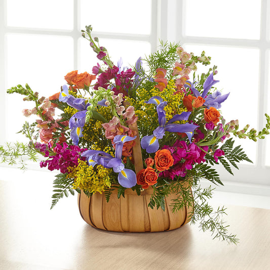 Garden of Life Basket –  Sunset Ridge Floral Llc, Morganton NC
