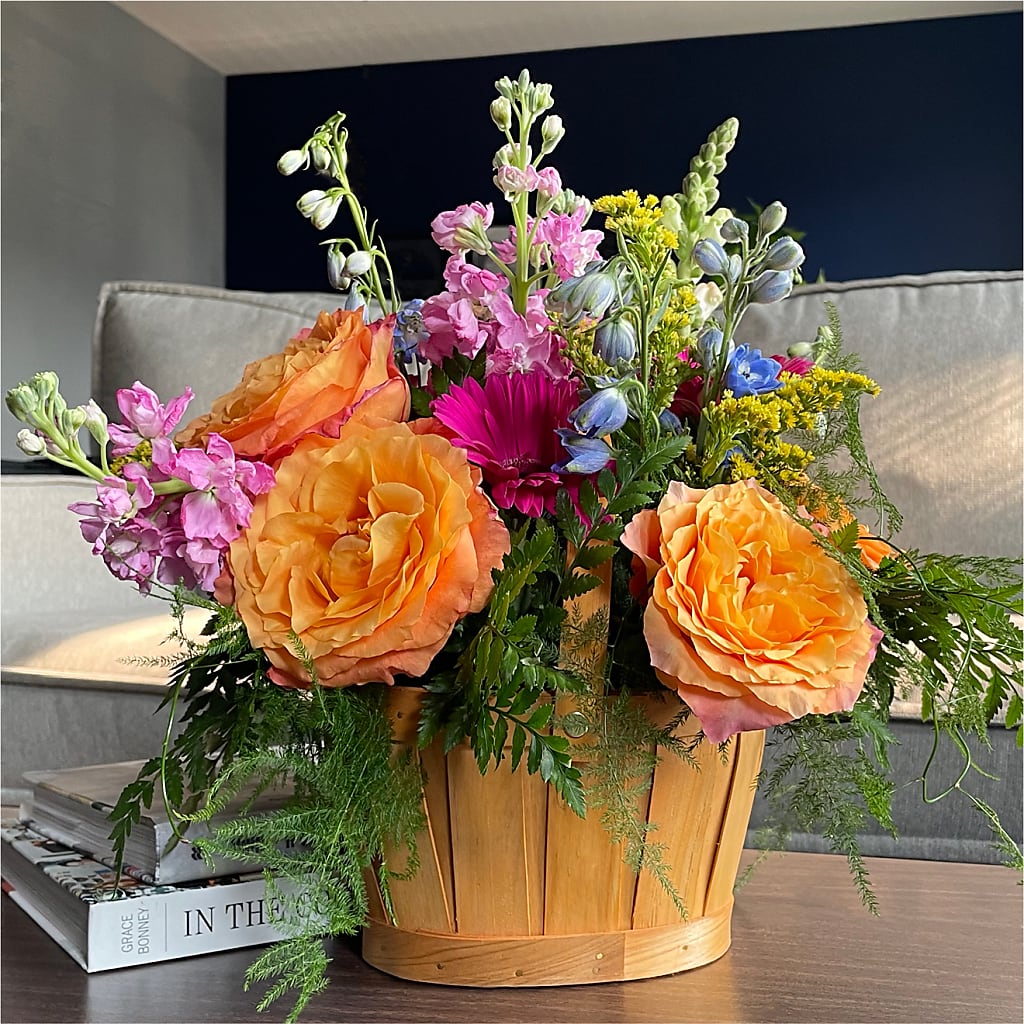 Garden of Life Basket –  Sunset Ridge Floral Llc, Morganton NC