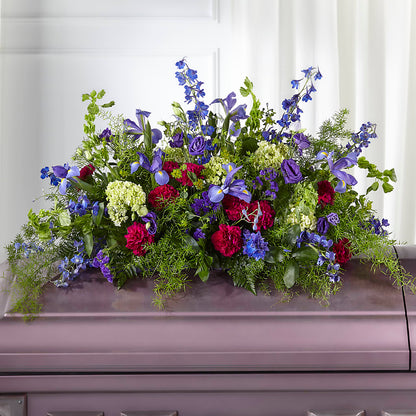 Always Treasured Casket Spray –  Sunset Ridge Floral Llc, Morganton NC