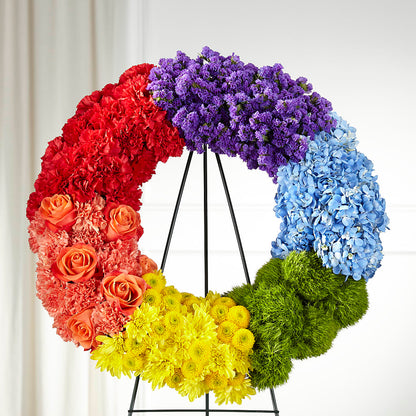 Circle of Love Wreath –  Sunset Ridge Floral Llc, Morganton NC