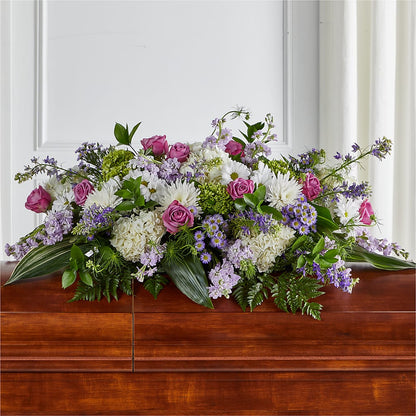 Meadows of Serenity Casket Spray –  Sunset Ridge Floral Llc, Morganton NC