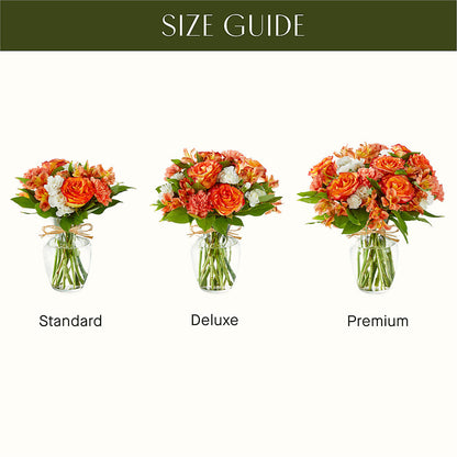 Apricot Glow Bouquet –  Sunset Ridge Floral Llc, Morganton NC