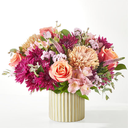 Berry Cobbler Bouquet with Ivory Vase –  Sunset Ridge Floral Llc, Morganton NC