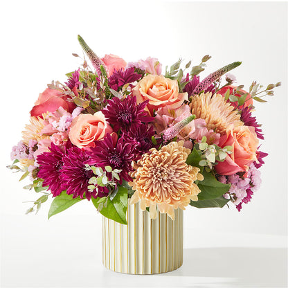 Berry Cobbler Bouquet with Ivory Vase –  Sunset Ridge Floral Llc, Morganton NC