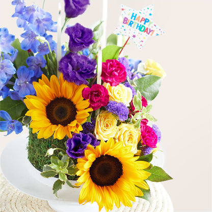 Star of the Day Floral Cake –  Sunset Ridge Floral Llc, Morganton NC