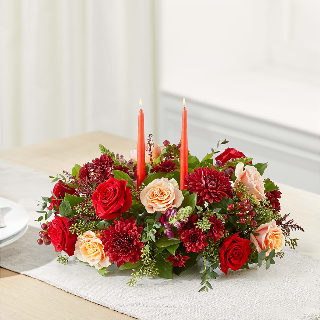 Most Thankful Centerpiece –  Sunset Ridge Floral Llc, Morganton NC