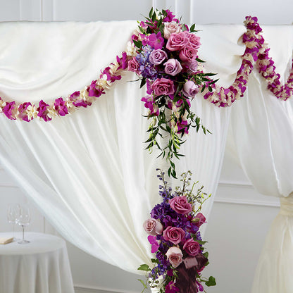 Color & Light Chuppah Decor –  Sunset Ridge Floral Llc, Morganton NC