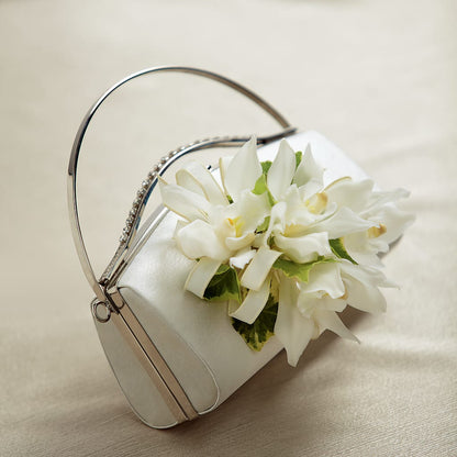 White Purse Decor –  Sunset Ridge Floral Llc, Morganton NC