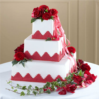 Forever Happiness Cake Decor –  Sunset Ridge Floral Llc, Morganton NC